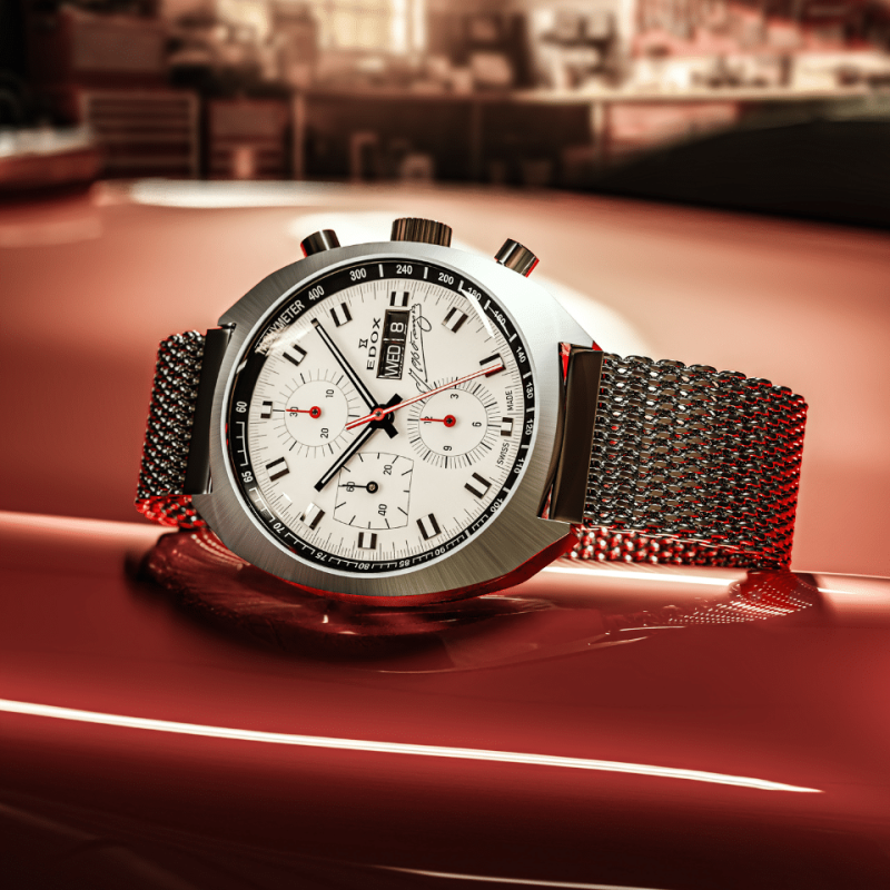 Edox Sportsman Chronograph Automatic Fangio Limited Edition 1